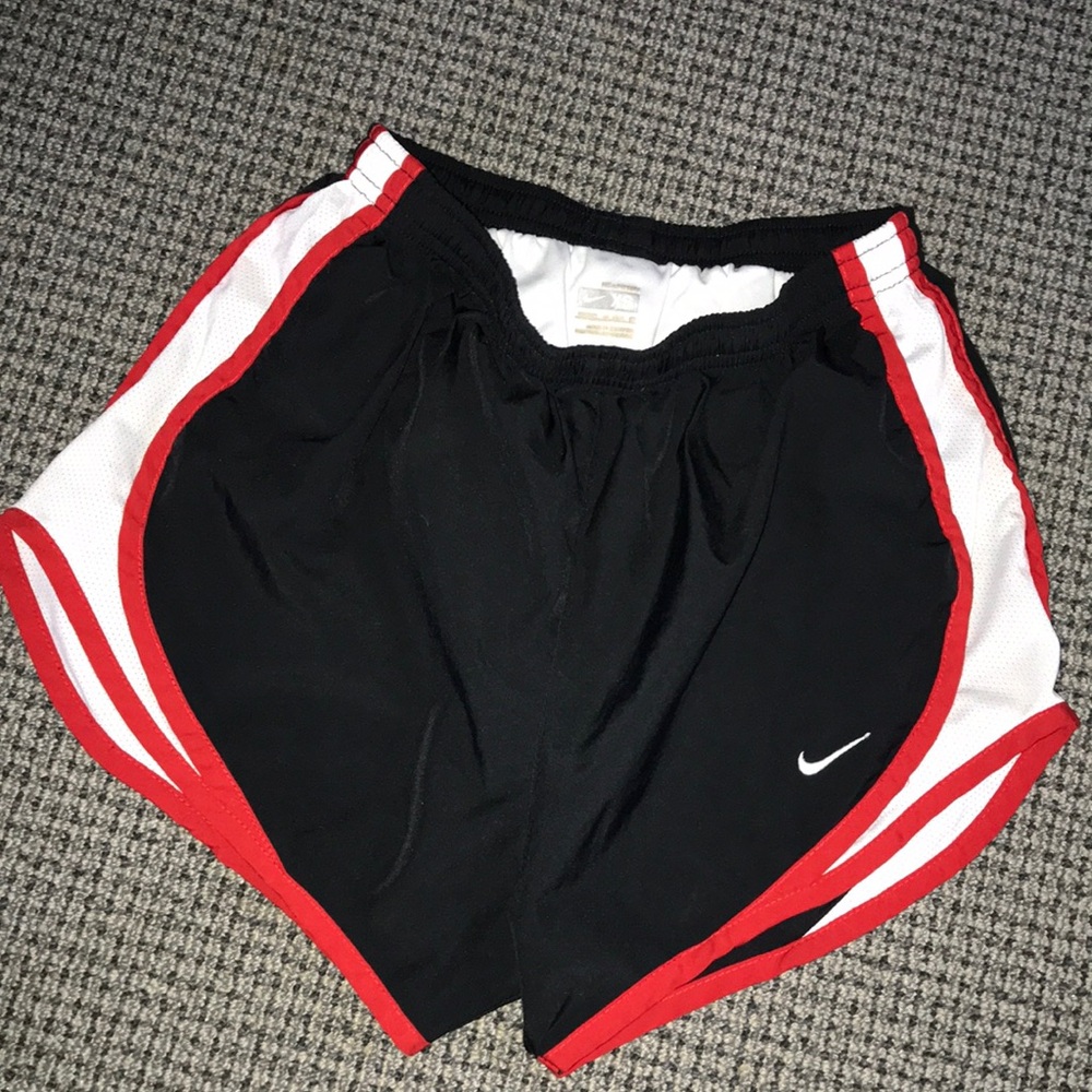 Nike Women’s Black, Red & White‎ Athletic Shorts